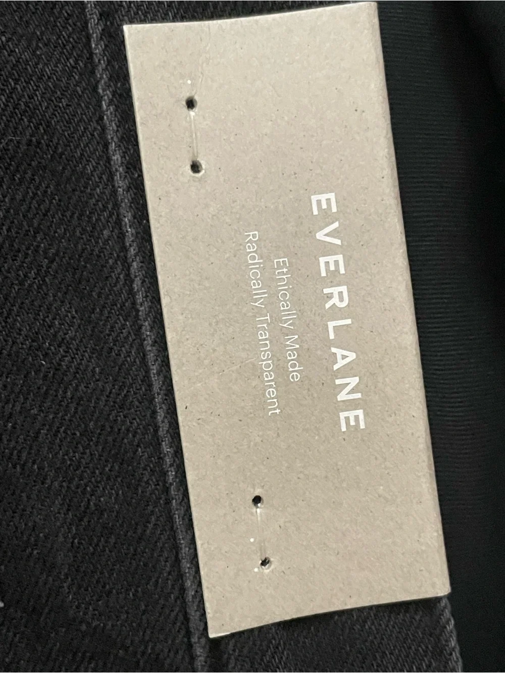 Everlane women’s high rise the super soft relaxed Jeans black stormy